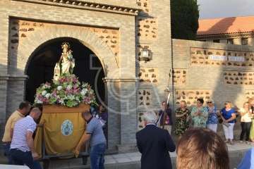 Misa y procesión, en el último día de las fiestas de La Medianía (Foto TA)